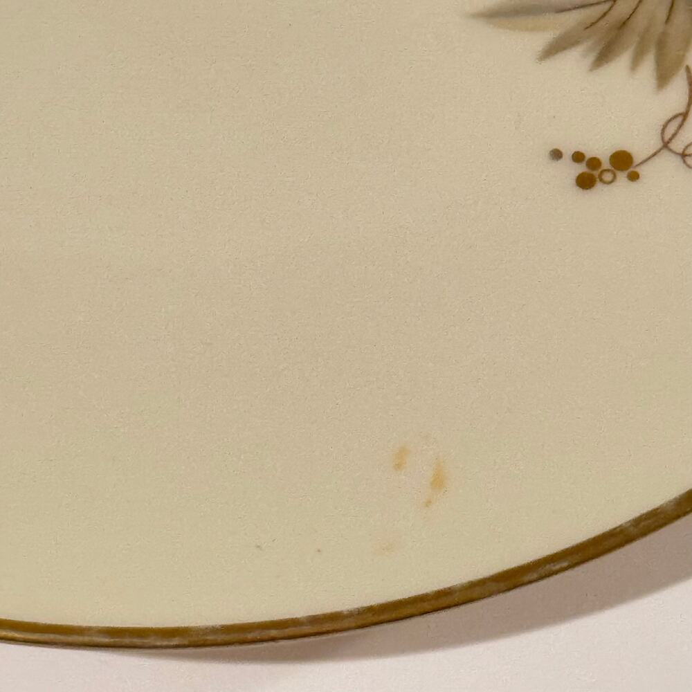 Noritake Ivory China Fantasia 7532 Plate & Cup Set Gold Trim Elegant Dinnerware - Picture 8 of 9